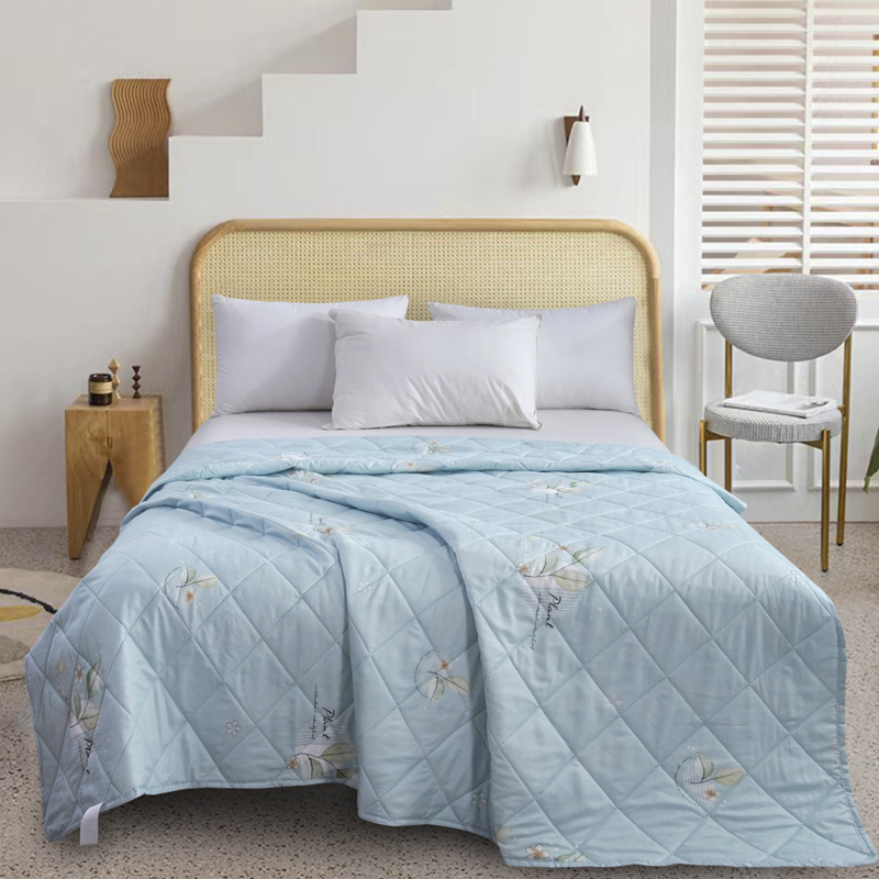 洁丽雅花之恋亲肤被S 150*200CM（单位：床） 尼加拉蓝 150*200cm